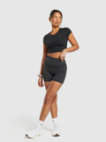 Gymshark Elevate Shorts — Black — 4