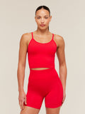 Gymshark Energise Seamless Crop Top — Athletic Red — 1