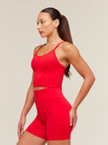 Gymshark Energise Seamless Crop Top — Athletic Red — 3