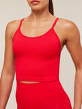 Gymshark Energise Seamless Crop Top — Athletic Red — 6