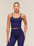 Gymshark Energise Seamless Crop Top — Indigo Purple — 1