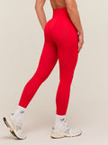 Gymshark Energise Seamless Leggings — Athletic Red — 2