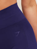Gymshark Energise Seamless Shorts — Indigo Purple — 6