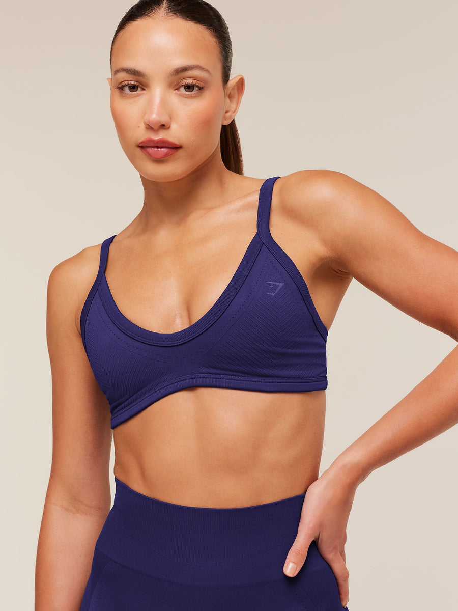 Gymshark Energise Seamless Sports Bra — Indigo Purple — 5