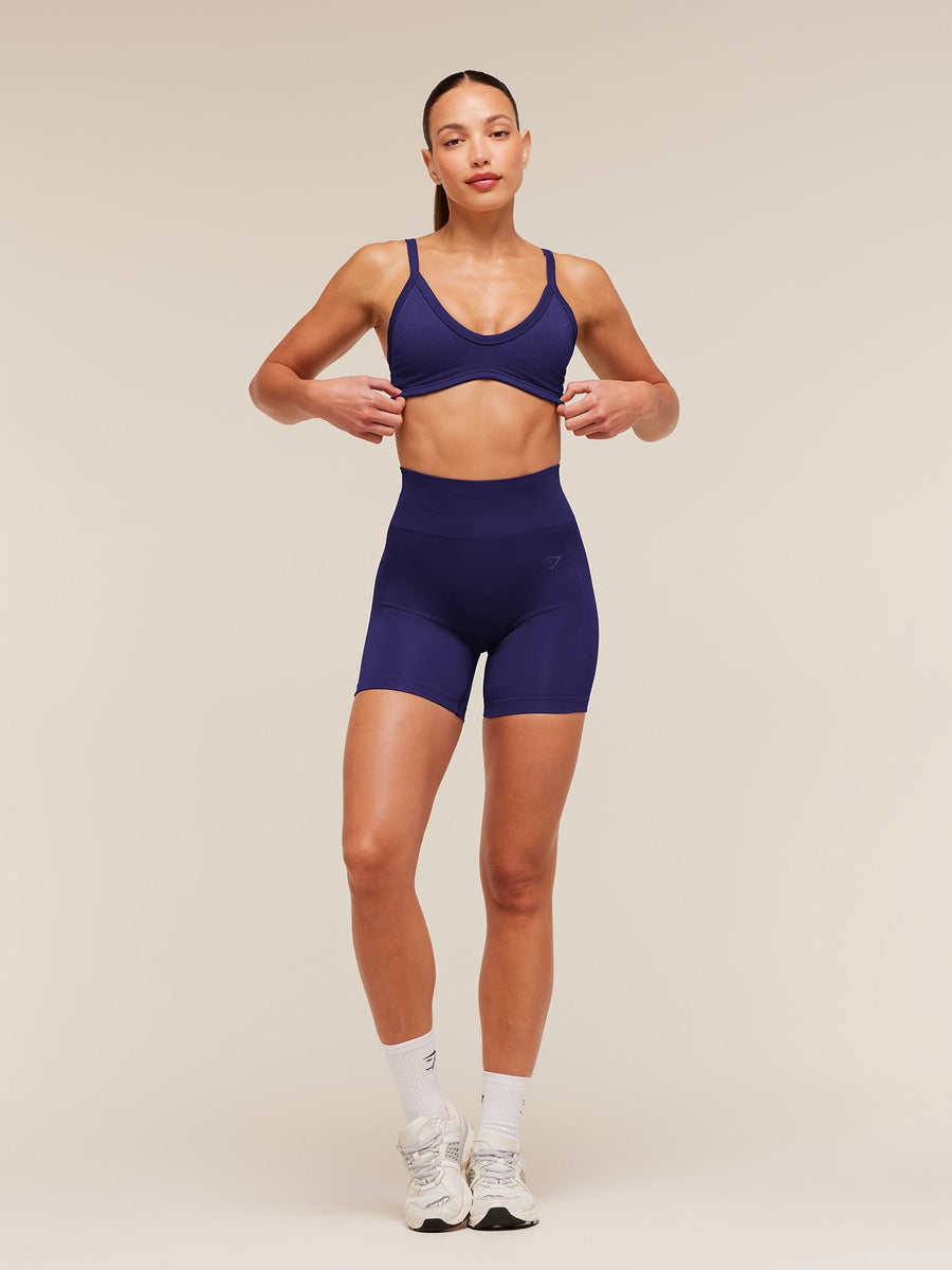 Gymshark Energise Seamless Sports Bra — Indigo Purple — 4