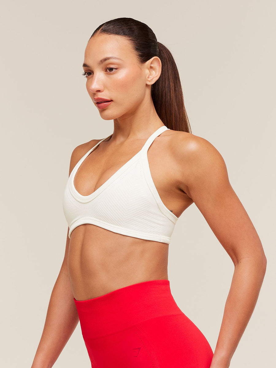 Gymshark Energise Seamless Sports Bra — Soft White — 3