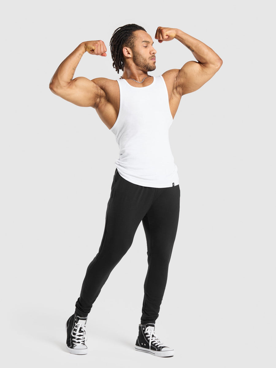 Gymshark Essential Muscle Joggers — Black — 4