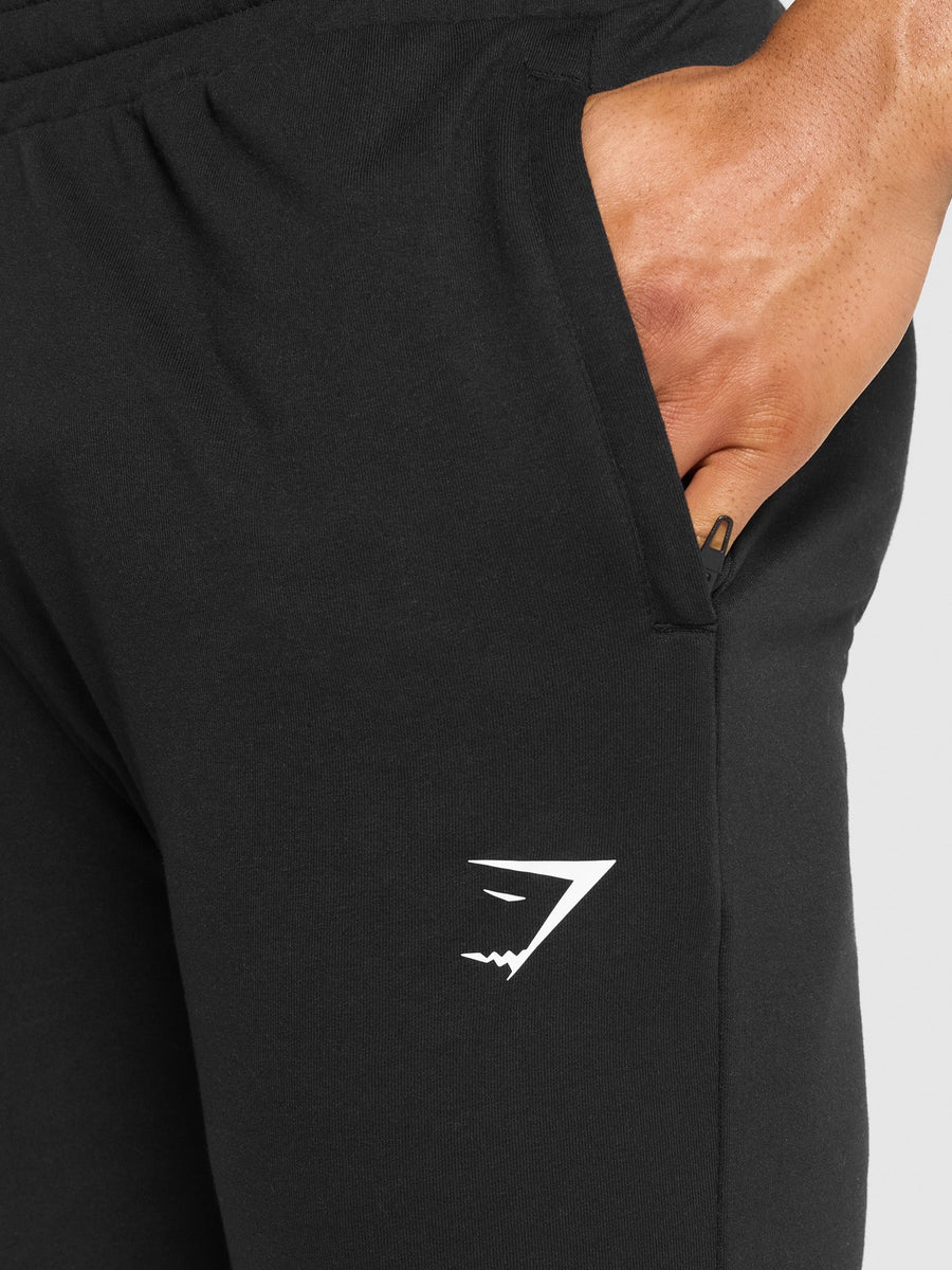 Gymshark Essential Muscle Joggers — Black — 6