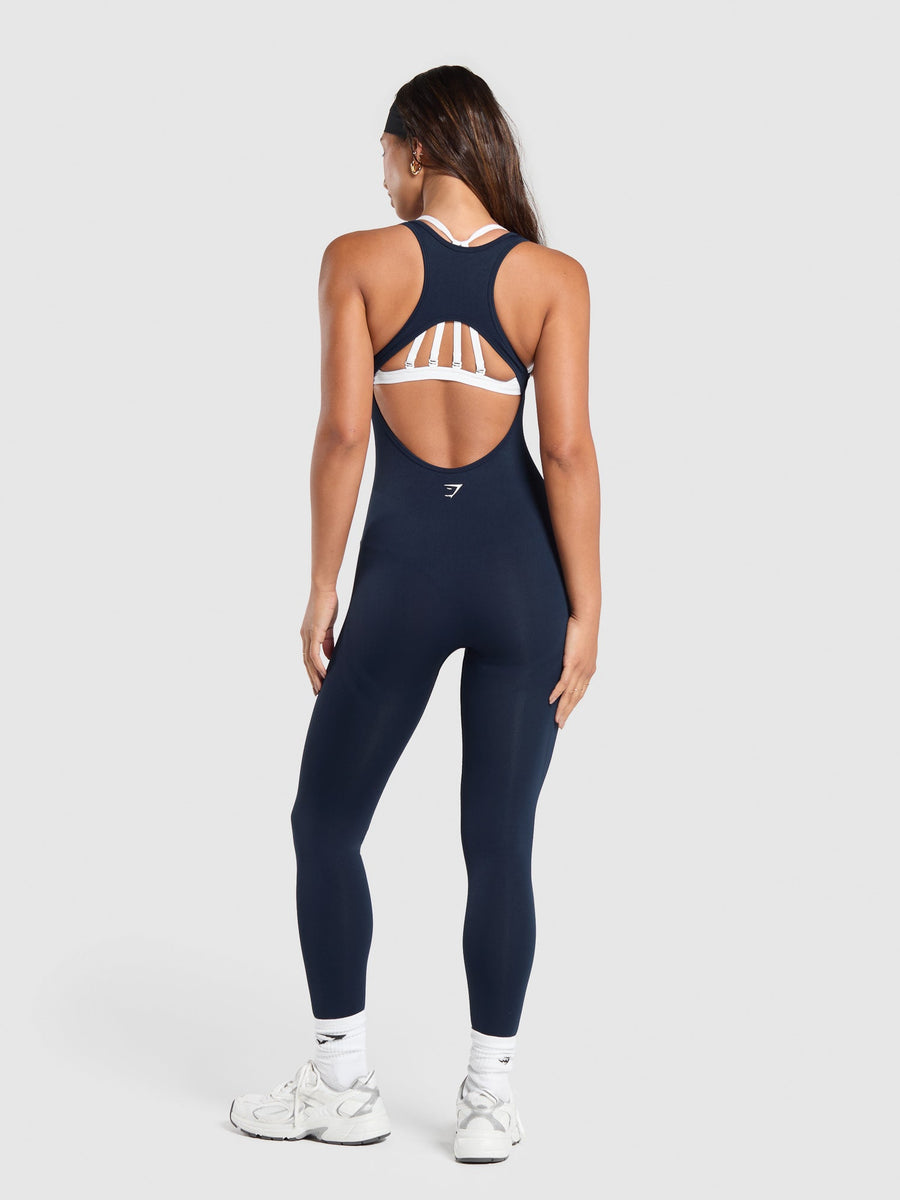 Gymshark Everyday Seamless All in One — Navy — 4