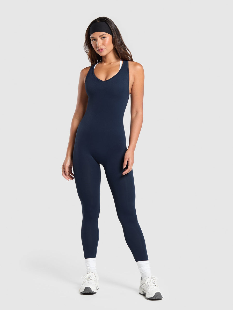 Gymshark Everyday Seamless All in One — Navy — 1
