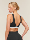 Gymshark Everyday Seamless Contrast Bra — Black — 2