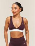 Gymshark Everyday Seamless Contrast Bra — Cherry Purple — 1