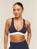 Gymshark Everyday Seamless Contrast Bra — Heavy Blue — 1