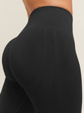 Gymshark Everyday Seamless Flared Leggings — Black — 5