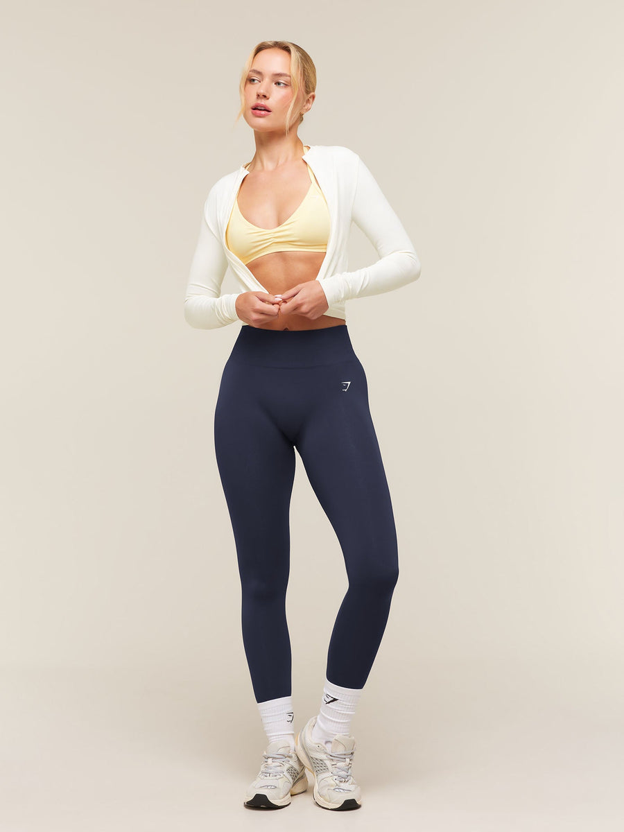 Gymshark Everyday Seamless Leggings — Heavy Blue — 4
