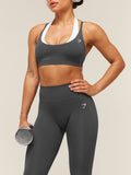 Gymshark Everyday Seamless Leggings — Onyx Grey — 5