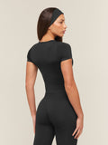 Gymshark Everyday Seamless Short Sleeve Top — Black — 2