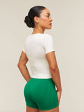 Gymshark Everyday Seamless Short Sleeve Top — Soft White — 2