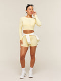 Gymshark Everyday Seamless Shorts — Butter Yellow — 5