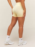 Gymshark Everyday Seamless Shorts — Butter Yellow — 2