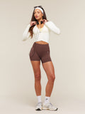 Gymshark Everyday Seamless Shorts — Espresso Brown — 4