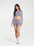 Gymshark Everyday Seamless Shorts — Purple — 4