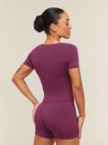 Gymshark Everyday Seamless Tight Fit Crew Neck Tee — Strength Pink — 2