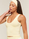 Gymshark Everyday Seamless Shelf Tank — Butter Yellow — 7