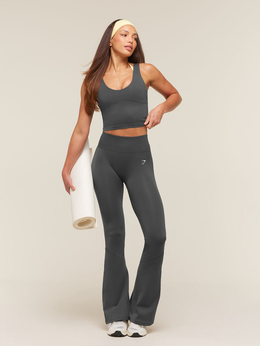 Gymshark Everyday Seamless Shelf Tank — Onyx Grey — 5