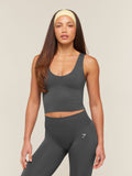 Gymshark Everyday Seamless Shelf Tank — Onyx Grey — 1