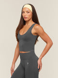 Gymshark Everyday Seamless Shelf Tank — Onyx Grey — 4
