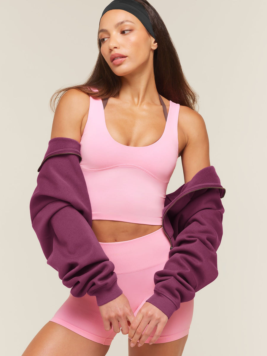 Gymshark Everyday Seamless Shelf Tank — Poise Pink — 4