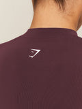 Gymshark Everyday Seamless Zip Tracktop — Cherry Purple — 5