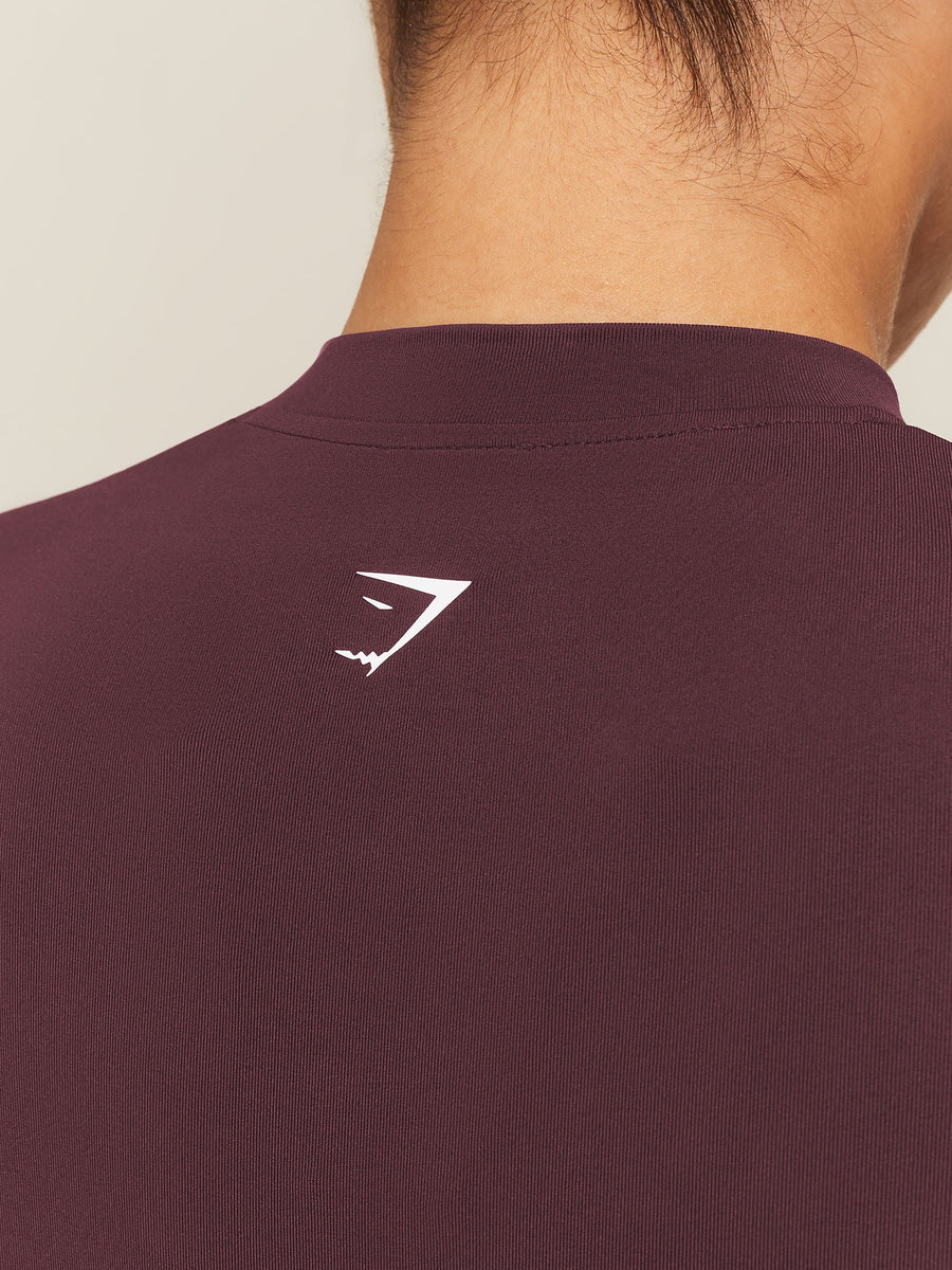 Gymshark Everyday Seamless Zip Tracktop — Cherry Purple — 5