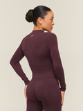 Gymshark Everyday Seamless Zip Tracktop — Cherry Purple — 2