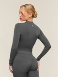 Gymshark Everyday Seamless Zip Tracktop — Onyx Grey — 2
