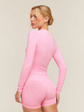 Gymshark Everyday Seamless Zip Tracktop — Poise Pink — 2