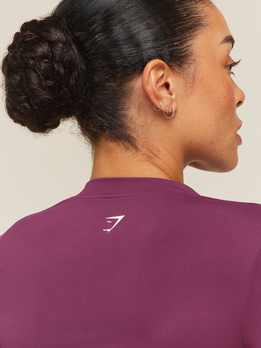 Gymshark Everyday Seamless Zip Tracktop — Strength Pink — 7