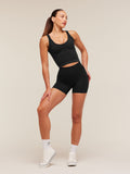 Gymshark Flex V4 Shorts — Black/P885 — 5