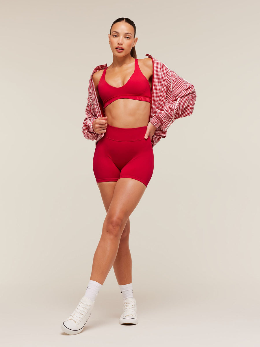 Gymshark Flex V4 Shorts — Carmine Red/P363 — 5