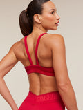 Gymshark Flex V4 Sports Bra — Carmine Red/P363 — 5