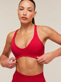 Gymshark Flex V4 Sports Bra — Carmine Red/P363 — 6