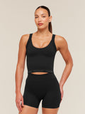 Gymshark Flex V4 Tank Top — Black/P885 — 1