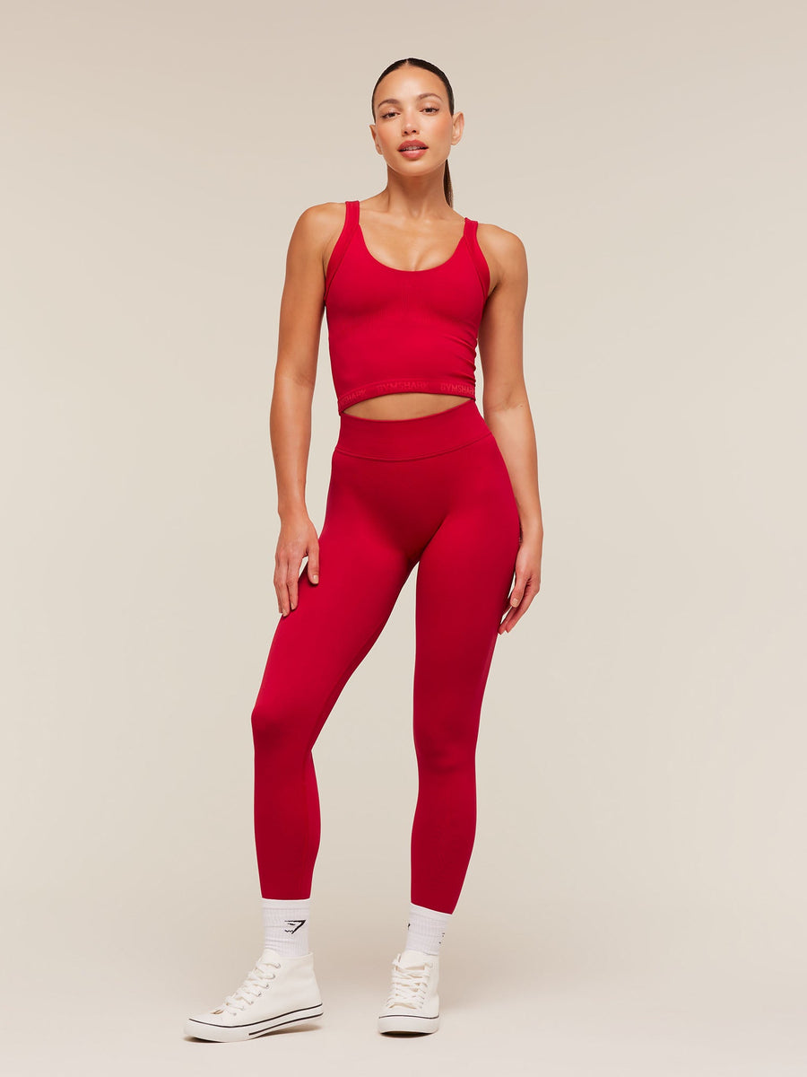 Gymshark Flex V4 Tank Top — Carmine Red/P363 — 4