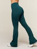 Gymshark Shape Bonded Flared Short Leggings — Tactical Teal — 3