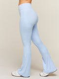 Gymshark Shape Bonded Flared Short Leggings — Tranquil Blue — 3