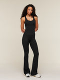 Gymshark Shape Bonded Flared Tall Leggings — Black — 5