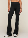 Gymshark Shape Bonded Flared Tall Leggings — Black — 1