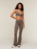 Gymshark Shape Bonded Flared Tall Leggings — Soft Brown — 5
