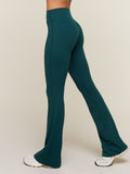 Gymshark Shape Bonded Flared Tall Leggings — Tactical Teal — 3